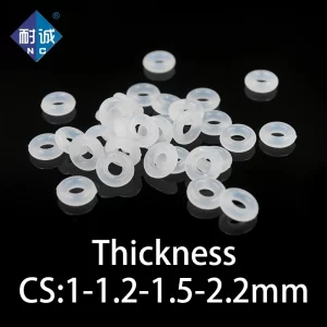 O-ring CS 1/1.2/1.5/2.2mm silicone VMQ sealing ring high temperature resistant gasket waterproof and elastic in specifications