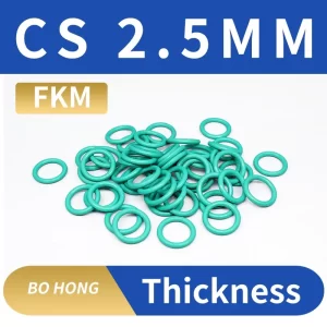 Thickness CS2.5mm Green FKM Fluorine Rubber O-rings Seals Gasket Washer temperature resistant wear-resistant oring