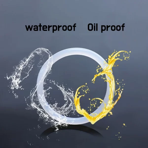 5~100Pcs VMQ White Food Grade Silicone Ring Gasket Thickness CS 1/1.5/2mm OD 3~90mm Waterproof Insulate Washer Rubber O-ring - Image 6