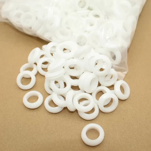 White O Ring Rubber Washer Seal Gasket Grommet Electrical Gasket O-Ring 30 45 60mm for Protect Wire Cable Hole Ring Shim Washer - Image 2