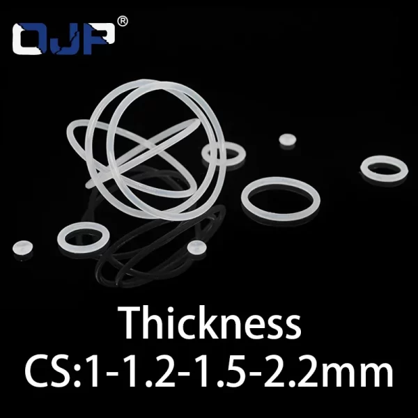 O-ring CS 1/1.2/1.5/2.2mm silicone VMQ sealing ring high temperature resistant gasket waterproof and elastic in specifications - Image 6