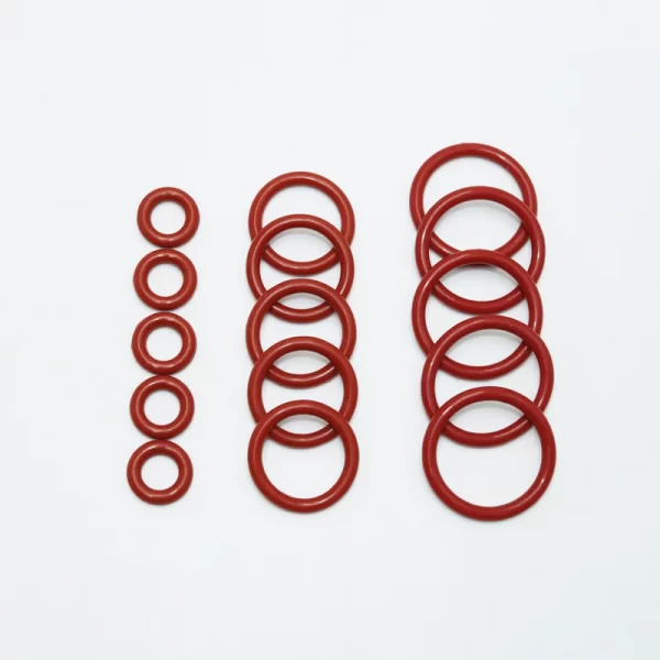 O Ring Food Grade Silicone Sealing Washer Red VMQ O-ring CS1/1.5/2/2.4/3.1mm plumbing Gasket Oil Resistant High Resistance Oring - Image 3