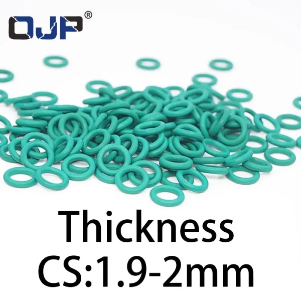 O-ring thickness 1.9/2mm CS fluororubber FKM sealing temperature resistant gasket rubber ring complete in specifications.-. - Image 5