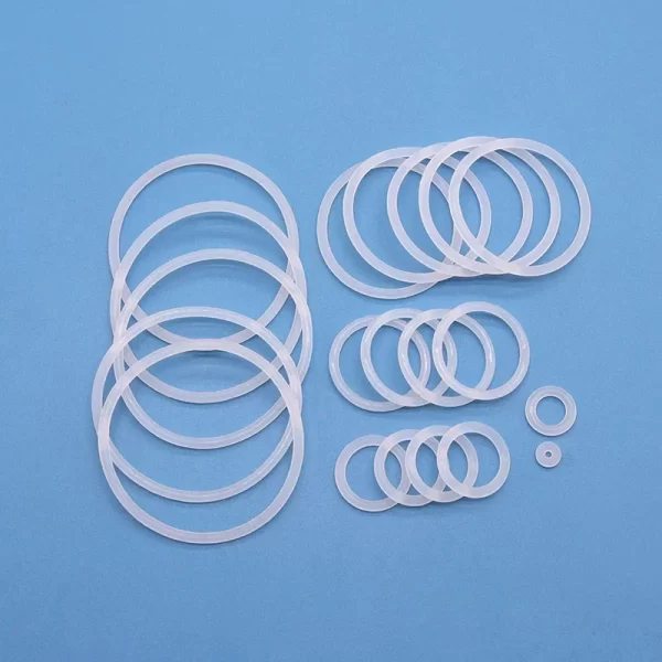 50pcs VMQ O Ring Thickness CS 2/3/3.5/4mm White Rubber Seal Rings OD 5-100mm Heat-Resistant Food Grade Silicone O-Ring - Image 4