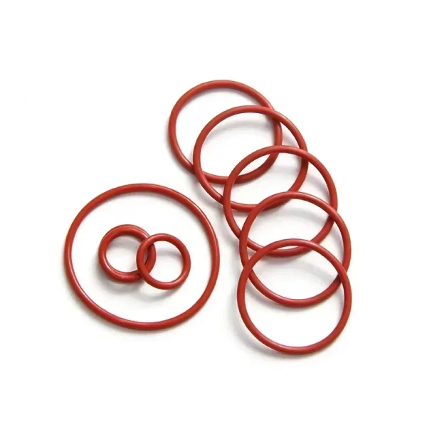 50pcs VMQ O Ring Gasket CS 1/2/3/4mm Thickness Red Food Grade Waterproof Washer Round O Shape Silicone Rubber Ring Gasket - Image 5