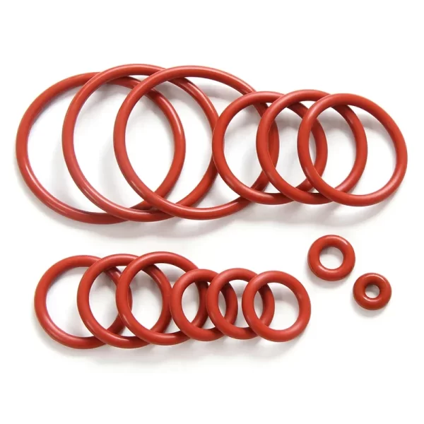 Red CS 5.7mm OD 40~175mm VMQ O Ring Rubber Gasket Food Grade Waterproof Sealing Washers Silicon o-rings Cooker Seal Gel Gaskets - Image 4