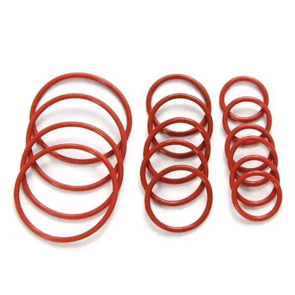 50pcs VMQ O Ring Gasket CS 1/2/3/4mm Thickness Red Food Grade Waterproof Washer Round O Shape Silicone Rubber Ring Gasket - Image 6