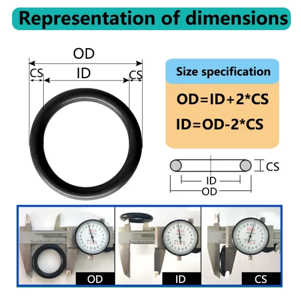 High Pressure Pump Cleaning Accessories, Oil Resistant O-Ring, Oil Resistant, CS2 mm, Oil Summer Seal, Mechanical Seal - Image 5
