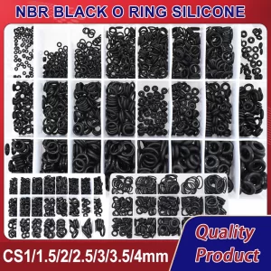 CS1-4 NBR Black O Ring Silicone Plumbing Rubber Gaskets Seal O-Rings High Temperature Oring Corrosion Oil Resist Sealing Washer